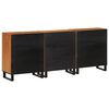 vidaXL Sideboard Natural Solid Acacia Wood Medium Sideboard