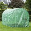 Nature Greenhouse Green Galvanized metal 11.5 x 6.6 x 6.6 ft