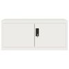 vidaXL File Cabinet White Powder-coated steel 35.4 x 15.7 x 43.3 in