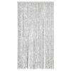 vidaXL Fly Curtain Grey 39.4x86.6" Chenille