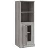 vidaXL Highboard Grey Sonoma Engineered Wood Medium Highboard