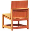 vidaXL Garden Chair Wax brown Solid pine wood 19.9x21.7x30.3 in Durable