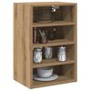 vidaXL Hanging Cabinet Artisan oak Engineered wood Medium