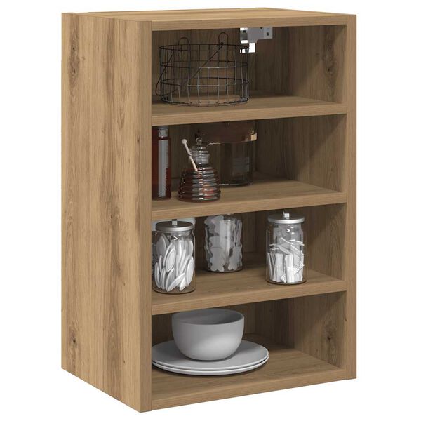 vidaXL Hanging Cabinet Artisan oak Engineered wood Medium