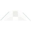 vidaXL Greenhouse White Polyethylene (PE), Galvanized Steel Large