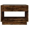 vidaXL Coffee Table Smoked oak Engineered wood Medium Coffee Table