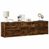 vidaXL TV Cabinet Smoked oak Engineered wood Large TV Cabinet