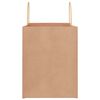 vidaXL Paper Bags 50 pcs with Handles Brown 32x22x28 cm