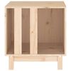 vidaXL Dog House Natural Solid pine wood 19.7x15.7x20.5 in Simplistic