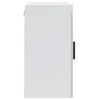 vidaXL Kitchen Wall Cabinet Set of 2 High gloss white Engineered wood