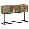 vidaXL Console Table Brown base with blue, green, cream hues