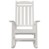 vidaXL Garden Rocking Chair White 70 x 92 x 108cm HDPE