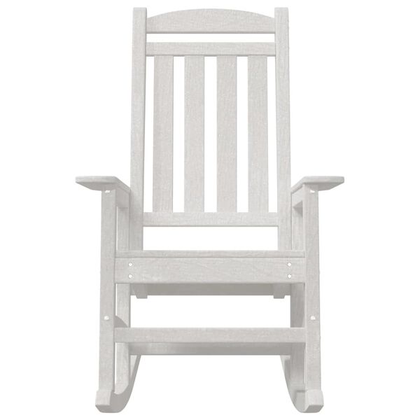 vidaXL Garden Rocking Chair White 70 x 92 x 108cm HDPE
