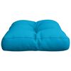 vidaXL Pallet Cushion Light blue 100% polyester 23.6" x 15.7" x 4.7