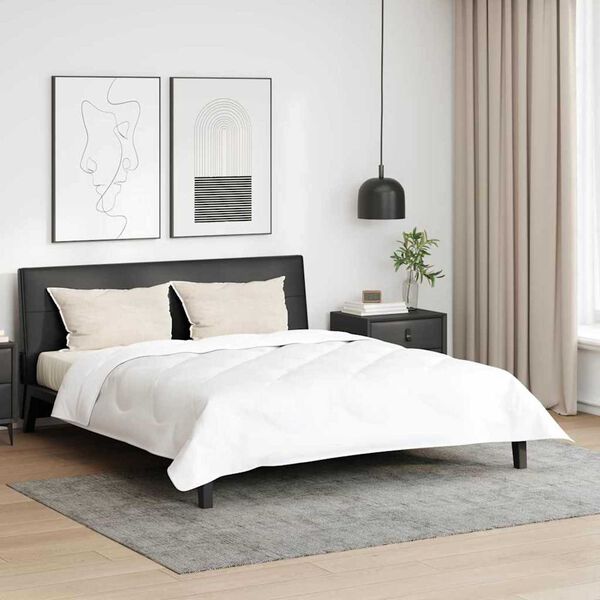 vidaXL Pillow with Pillow 2 pcs White 15.75 x 31.50 in Cotton