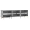 vidaXL TV Cabinet Concrete grey Engineered wood, Iron Large TV Cabinet