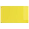 vidaXL Kitchen Backsplash 2 pcs Yellow 39.37 x 23.62 in Tempered Glass
