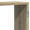 vidaXL Wall Shelf Sonoma oak Engineered wood Medium Wall mounting