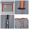 vidaXL Privacy Tent Gray and Orange Pop-up Waterproof