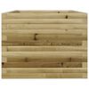 vidaXL Garden Planter Natural wood Pressure-treated pine wood Large