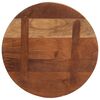 vidaXL Table Top &Oslash; 23.6"x1.5" Round Solid Wood Reclaimed