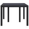 vidaXL Garden Dining Table Anthracite 59.06 x 39.37 x 28.74 in