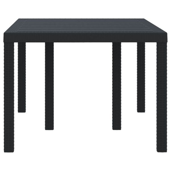vidaXL Garden Dining Table Anthracite 59.06 x 39.37 x 28.74 in