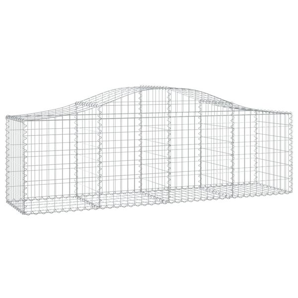 vidaXL Gabion Basket Set of 20 Silver Galvanized iron