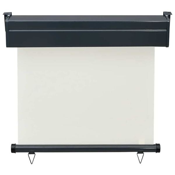 vidaXL Balcony Side Awning 33.5"x98.4" Cream