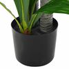 vidaXL Artificial Dracaena Tree Green PEVA, Bamboo, Plastic, Cement Medium