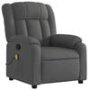 vidaXL Massage Recliner Chair Dark Grey