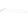 vidaXL Awning Frame White 157.48 x 118.11 in Aluminium