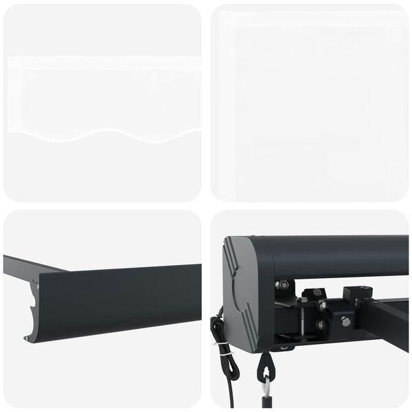 vidaXL Awning White 350 x 250 x 165 cm Polyester and Aluminium