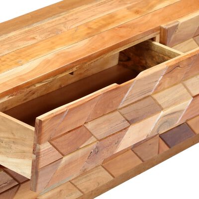 vidaXL TV Cabinet 47.2"x11.8"x15.7" Solid Reclaimed Wood