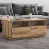 vidaXL Coffee Table Artisan Oak Engineered Wood 35.4 x 19.3 x 15.7 in