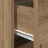 vidaXL Bedside Cabinet 2 pcs Artisan Oak 19.69 x 15.35 x 16.14 in