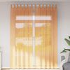 vidaXL Voile Curtains with Loops 2 pcs Orange 55.1x102.4"