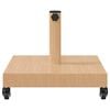 vidaXL Parasol Base Light Wood 17.72 x 17.72 x 12.40 in