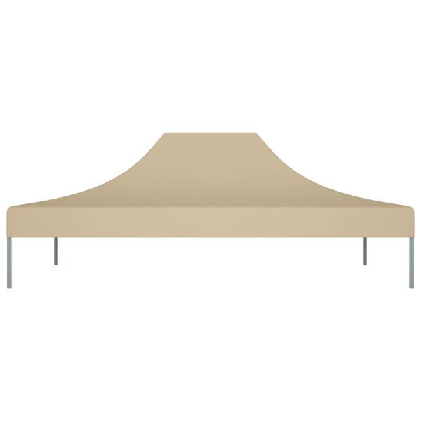 vidaXL Party Tent Roof 13.1x9.8' Beige 2.95 oz/ft²