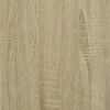 vidaXL Sideboard Sonoma Oak Engineered wood, solid eucalyptus wood