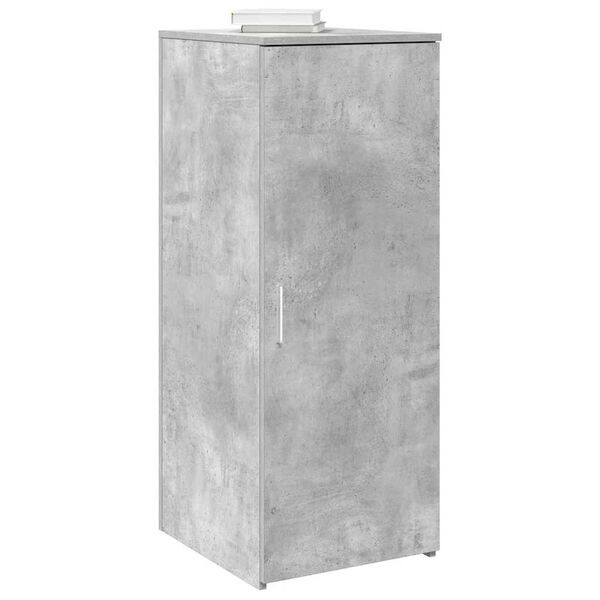 vidaXL Storage Cabinet Concrete Gray Engineered Wood Compact