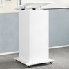 vidaXL Lectern White Engineered wood Medium Tiltable Lectern