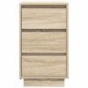 vidaXL Bedside Cabinet Sonoma Oak Engineered wood Standard