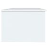 vidaXL Coffee Table White Engineered wood 40.2x19.7x14.2 in Coffee Table