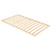 vidaXL Slatted Bed Base Natural Beechwood Beechwood, Plywood, Birch
