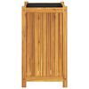 vidaXL Garden Planter Natural wood Solid acacia wood Medium Durable