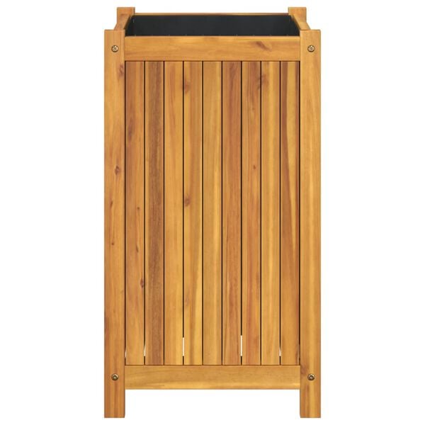 vidaXL Garden Planter Natural wood Solid acacia wood Medium Durable