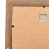 vidaXL Photo Frame Light Brown MDF, PS (polystyrene) Standard