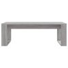 vidaXL Coffee Table Gray Sonoma Engineered Wood 40.2 x 19.7 x 13.8 in