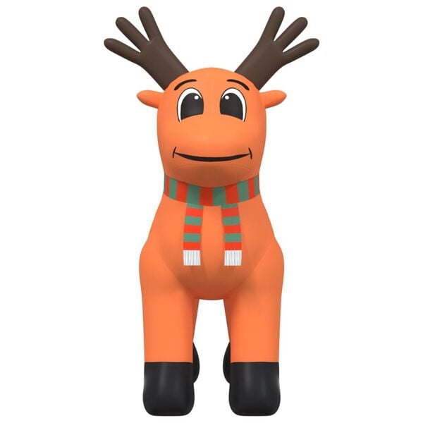 vidaXL Inflatable Reindeer Orange Oxford Fabric with PU Coating